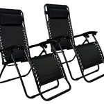 Zero-Gravity-Chairs-Case-Of-2-Black-Lounge-Patio-Chairs-Outdoor-Yard-Beach-O62-0-0