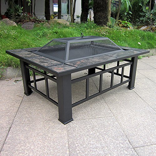 iKayaa-Iron-Rectangular-Fire-Pit-with-Firepit-Cover-and-Poker-for-Outdoor-Garden-Backyard-0