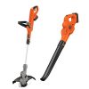 Black-Decker-20-Volt-Max-Lithium-Ion-Cordless-String-TrimmerSweeper-Combo-Kit-2-Tool-with-2-15Ah-Batteries-and-Charger-Included-0