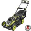 Ryobi-20-RY40190-40-Volt-Brushless-Lithium-Ion-Cordless-Battery-Self-Propelled-Lawn-Mower-with-50-Ah-Battery-and-Charger-Included-0