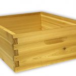 10-Frame-Medium-Hive-Box-Premium-Cedar-Wood-for-Langstroth-Beekeeping-Made-in-USA-16-x-19-x-6-inches-0