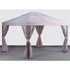 10-X-12-Square-Post-Single-Tiered-Gazebo-Replacement-Canopy-0