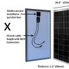 100-Watt-12V-Solar-Panel-Kit-Adjustable-Mount-RV-Cabin-Off-Grid-Battery-0-0
