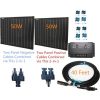 100w-100-Watt-Two-50w-SuperBlack-Solar-Panels-Plug-n-Power-Space-Flex-Kit-for-12v-Off-Grid-Battery-next-day-from-US-0