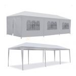 10×30-White-Outdoor-Gazebo-Canopy-Party-Wedding-Tent-8-Sidewalls-Removable-Walls-0-1