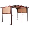 12-x-9-Pergola-Kit-Metal-Frame-Gazebo-Canopy-Cover-Patio-Furniture-Shelter-0-0