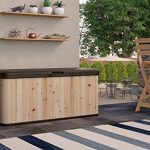 120-Gallon-Cedar-and-Resin-Deck-Box-Large-Storage-Capacity-Stylish-Wood-and-Plastic-Combination-Lockable-Waterproof-Sturdy-and-Long-Lasting-Solid-Cedar-Wood-Construction-Dark-BrownUnfinished-0-1