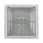 16-x-16-Decorative-Cut-Glass-J-Channel-Mount-Shed-Window-0-0