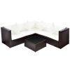 17-Pieces-Lounge-Set-Brown-Poly-Rattan-Sofa-Set-Designed-to-be-Used-Outdoors-Year-Round-Coffee-Table-Set-0-0