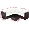 17-Pieces-Lounge-Set-Brown-Poly-Rattan-Sofa-Set-Designed-to-be-Used-Outdoors-Year-Round-Coffee-Table-Set-0-2