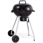185-Charcoal-Grill-Enamel-Lid-2-Bottom-Storage-Wire-Rack-Wheels-Kettle-Style-Design-Outdoor-Garden-Patio-Backyard-Yard-BBQ-Barbecue-Cooking-Grilling-Durable-Sturdy-Steel-Frame-Removable-Ash-Catcher-0-0