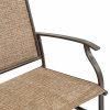 2-Person-Loveseat-Patio-Glider-Bench-Rocker-Sturdy-and-Long-Lasting-Steel-Frame-Construction-Comfortable-Ergonomic-Design-Durable-Strong-and-Waterproof-Fabric-Sleek-Design-Brown-Finish-0-2