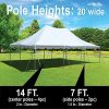 20-Foot-by-30-Foot-White-Pole-Tent-Commercial-Canopy-Heavy-Duty-16-Ounce-Vinyl-for-Parties-Weddings-and-Events-0-1