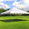 20-ft-by-20-ft-White-Canopy-Pole-Tent-Complete-Set-with-Storage-Bag-Heavy-Duty-14-oz-Vinyl-0