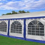 26×16-PE-Party-Tent-BlueWhite-Heavy-Duty-Wedding-Canopy-Carport-with-Storage-Bags-By-DELTA-Canopies-0-0