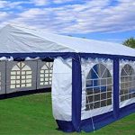 26×16-PE-Party-Tent-BlueWhite-Heavy-Duty-Wedding-Canopy-Carport-with-Storage-Bags-By-DELTA-Canopies-0-2
