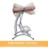 3-Person-Steel-Outdoor-Patio-Porch-Swing-Chair-with-Adjustable-Canopy-Rocker-0-0