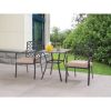3-Piece-Bistro-Set-Includes-Table-and-2-Chairs-Durable-Powder-Coated-Steel-Frames-Reversible-Cushions-Come-With-Easy-on-and-off-Clip-100-Outdoor-Printed-Fabric-Easy-to-Assemble-0