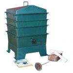 3-Tray-Worm-Compost-Bin-with-Free-Thermometer-Dark-Green-0