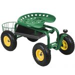 300lbs-Garden-Cart-Rolling-Work-Seat-With-Tool-Tray-Heavy-Duty-Planting-New-0-1