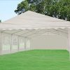 32×20-PE-Party-Tent-White-Heavy-Duty-Wedding-Gazebo-Canopy-Carport-with-Storage-Bags-By-DELTA-Canopies-0-2
