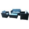 4-Piece-Cushioned-Outdoor-Rattan-Wicker-Love-Seat-2-chair-Coffee-Table-Patio-Furniture-Set-Black-with-Grey-Cushions-No-Assembly-Required-0-0