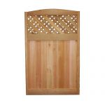 4-ft-x-25-ft-Western-Red-Cedar-Supreme-Lattice-Deluxe-Arched-Fence-Panel-0