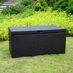 40-Black-Resin-Wicker-Outdoor-Patio-Garden-Hinged-Lidded-Storage-Deck-Box-0