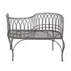 40-Cloud-Gray-Rustic-Distressed-Metal-Outdoor-Patio-Victorian-Courting-Bench-0