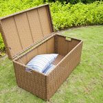 40-Honey-Brown-Resin-Wicker-Outdoor-Patio-Garden-Hinged-Lidded-Storage-Deck-Box-0-0