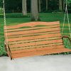 48-High-Back-Wood-Swing-with-Chain-Seats-2-People-Easily-Assembly-High-Back-Rounded-Seats-Comes-With-a-Strong-Hang-Chain-Natural-Hardwood-500-lb-Weight-Capacity-Perfect-Addition-to-Your-Patio-0