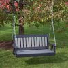 4FT-DARK-GRAY-POLY-LUMBER-Mission-Porch-Swing-Heavy-Duty-EVERLASTING-PolyTuf-HDPE-MADE-IN-USA-AMISH-CRAFTED-0