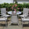 5-Pc-Patio-Resin-Outdoor-Wicker-Dining-Set-Round-Table-wGlass4-Arm-Chair-Gray-Color-0-1