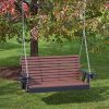 5FT-CEDAR-POLY-LUMBER-ROLL-BACK-Porch-Swing-with-Cupholder-arms-Heavy-Duty-EVERLASTING-PolyTuf-HDPE-MADE-IN-USA-AMISH-CRAFTED-0