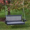 5FT-DARK-GRAY-POLY-LUMBER-Mission-Porch-Swing-with-Cupholder-arms-Heavy-Duty-EVERLASTING-PolyTuf-HDPE-MADE-IN-USA-AMISH-CRAFTED-0