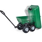 650LB-Green-Garden-Cart-Dump-Wagon-Trailer-Lawn-Wheels-Rolling-Storage-Wagon-Carrier-Barrow-Air-Tires-Heavy-Duty-0
