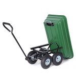 650lb-Garden-Dump-Cart-Dumper-Heavy-Duty-Rolling-Wagon-Carrier-Wheelbarrow-with-Air-Tires-0-2