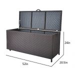 86-Gallon-All-Weather-Resin-Wicker-Deck-Box-Storage-Container-Bench-Seat-Anti-Rust-UV-Resistant-0-0