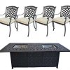9-Piece-Outdoor-Dining-Set-Elisabeth-Cast-Aluminum-Powder-Coated-Frame-Propane-Fire-Pit-Double-Burner-Table-Sunbrella-seat-cushions-0
