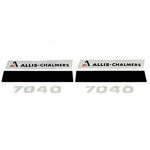 AC7040-70269283-70269282-New-Hood-Decal-Made-To-Fit-Allis-Chalmers-Tractor-7040-0
