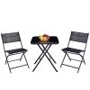 AK-Energy-3PC-Folding-Outdoor-Patio-Square-Table-Chair-Set-Garden-Deck-Lawn-Yard-Furniture-Glass-Top-Table-0-2