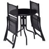 AK-Energy-3pc-Black-Indoor-Outdoor-Folding-Chair-Bistro-Glass-Top-Table-Patio-Garden-Furniture-Set-0-1