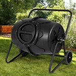 AK-Energy-50-Gallon-Wheeled-Compost-Tumbler-Garden-Waste-Bin-Grass-Trash-Barrel-Fertilizer-Mobility-0