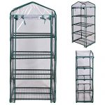 AK-Energy-63-Tall-Portable-Outdoor-4-Shelves-Tier-Garden-Flower-Plant-Clear-Greenhouse-PE-Cover-0-1