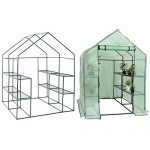 AK-Energy-8-Shelves-2-Tier-Greenhouse-Portable-Mini-Walk-In-Outdoor-Green-House-Zippered-Entrance-0