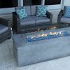 AKOYA-Outdoor-Essentials-70-Linear-Rectangular-Modern-Concrete-Fire-Pit-Table-wGlass-Guard-Crystals-in-Gray-0