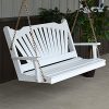 AL-Furniture-Co-Fanback-Porch-Swing-4-Foot-White-Paint-0