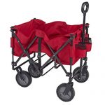 Academy-Sports-Outdoors-Folding-Sport-Wagon-with-Removable-Bed-Rolls-well-on-grass-gravel-and-even-mud-Red-0-1