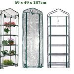 AdvancedShop-69-x-49-x-187cm-Apex-Roof-5-Tiers-Garden-Greenhouse-Hot-Plant-House-Shelf-Shed-Clear-PVC-Cover-by-0-0
