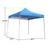 Ainfox-10×10-Ft-Outdoor-Canopy-Tent-Pop-Up-Canopy-Tent-Portable-Shade-Instant-Folding-Canopy-with-Carrying-Bag-and-Height-Adjustable-0-2